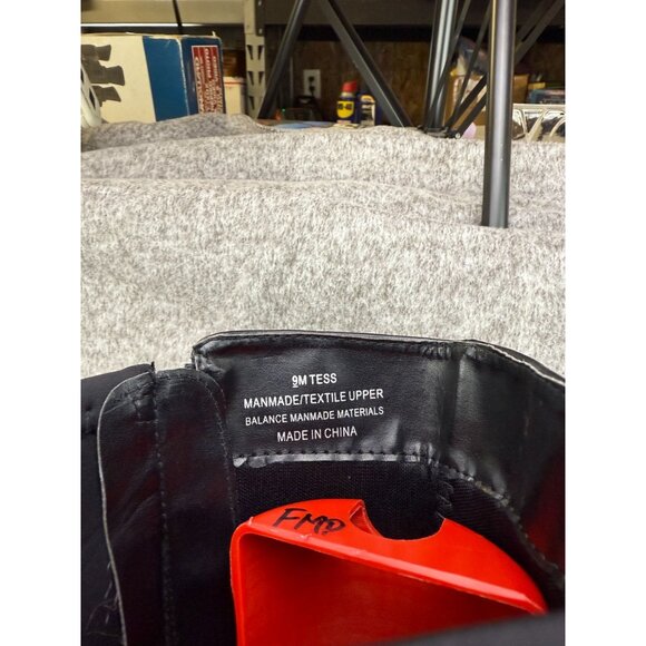 ✅Womens 9M Nicole Tess Black Knee-High Riding Boots Side-Zip Double Buckle Strap - Picture 2 of 13